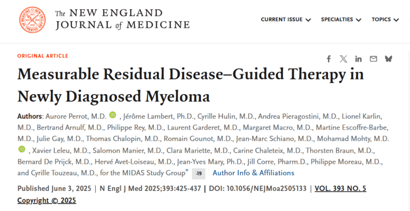 MRD-Guided Strategy in Myeloma - International Society of Liquid Biopsy