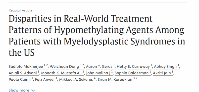 The Best Treatment for High-Risk Myelodysplastic Syndromes - ASH
