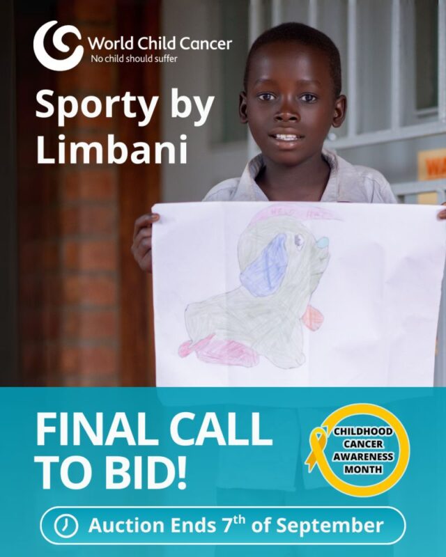 Only 2 Days Left for Our Childhood Cancer Awareness Month Auction - World Child Cancer