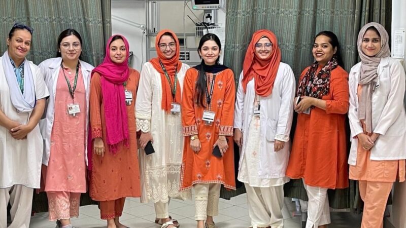 Laraib Khan: Aga Khan University Hospital Radiation Oncology Residents Celebrated World Radiotherapy Awareness Day