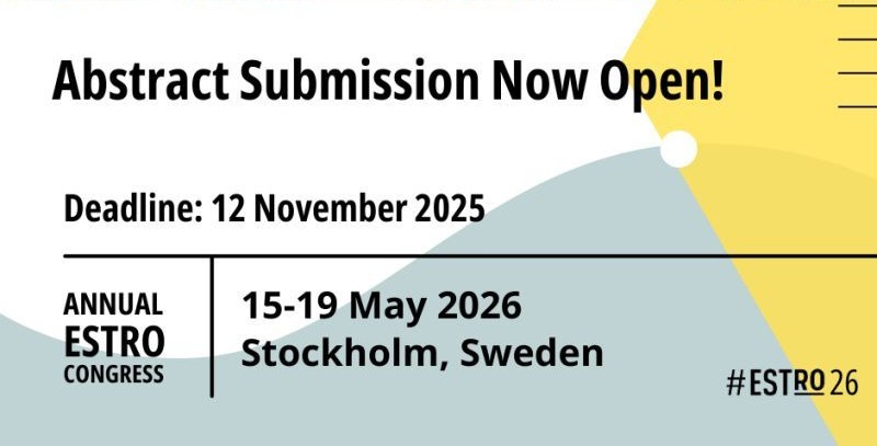 Abstract Submission Is Open for ESTRO 2026