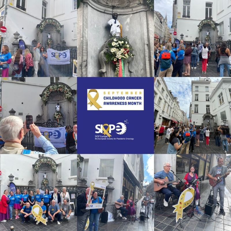 Raising Childhood Cancer Awareness in Manneken Pis Square - SIOP Europe