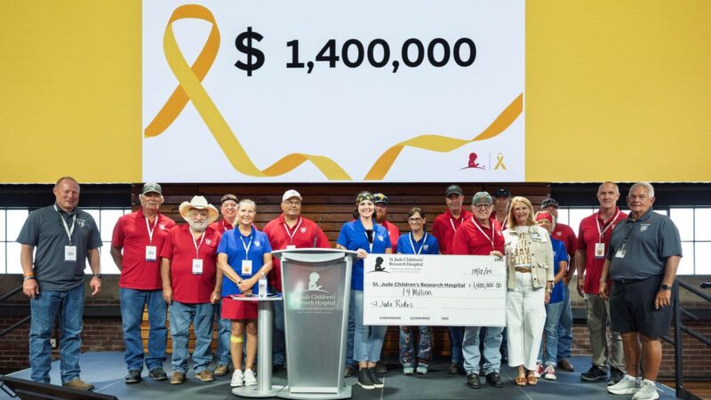 Welcoming the Riders of the 19th Annual Peoria to Memphis St Jude Ride – St. Jude Children’s Research Hospital – ALSAC