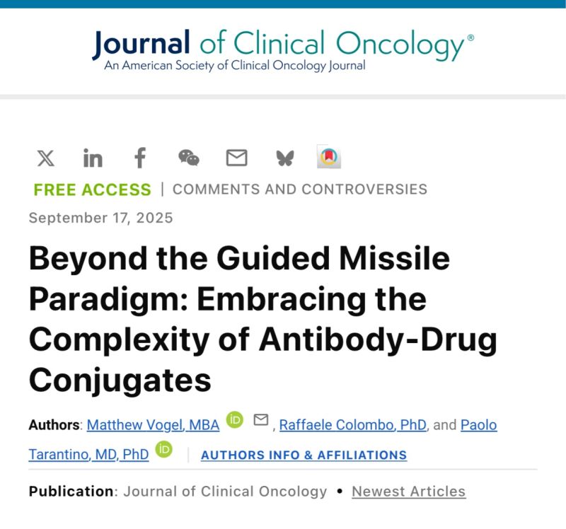 Paolo Tarantino: ADCs - Guided Missiles, Slow Chemo Infusion, or Something Else?