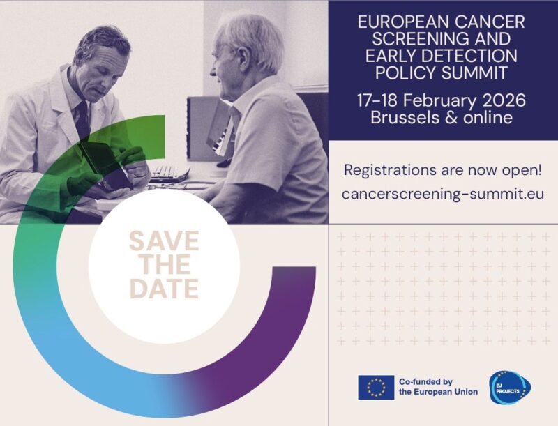Registrations Are Open for the European Cancer Screening and Early Detection Policy Summit