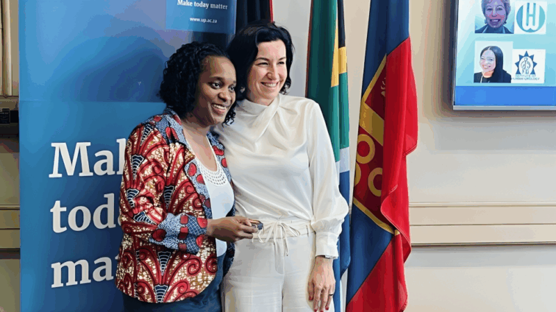 Mazvita Sengayi-Muchengeti: Honoured to Present RHISSA to the German Minister of Research