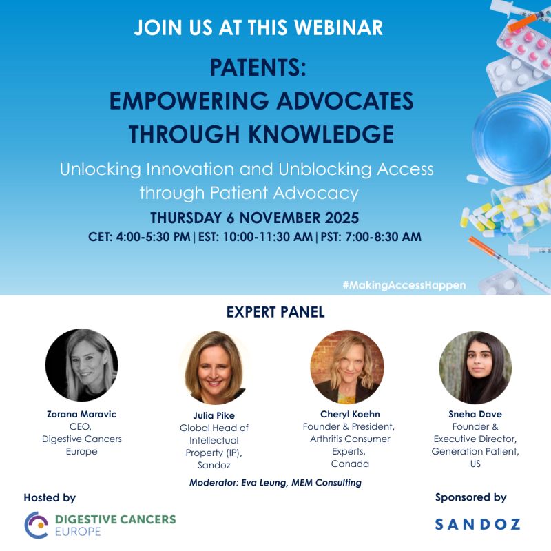How Patents Affect the Availability of Medicines - Digestive Cancers Europe