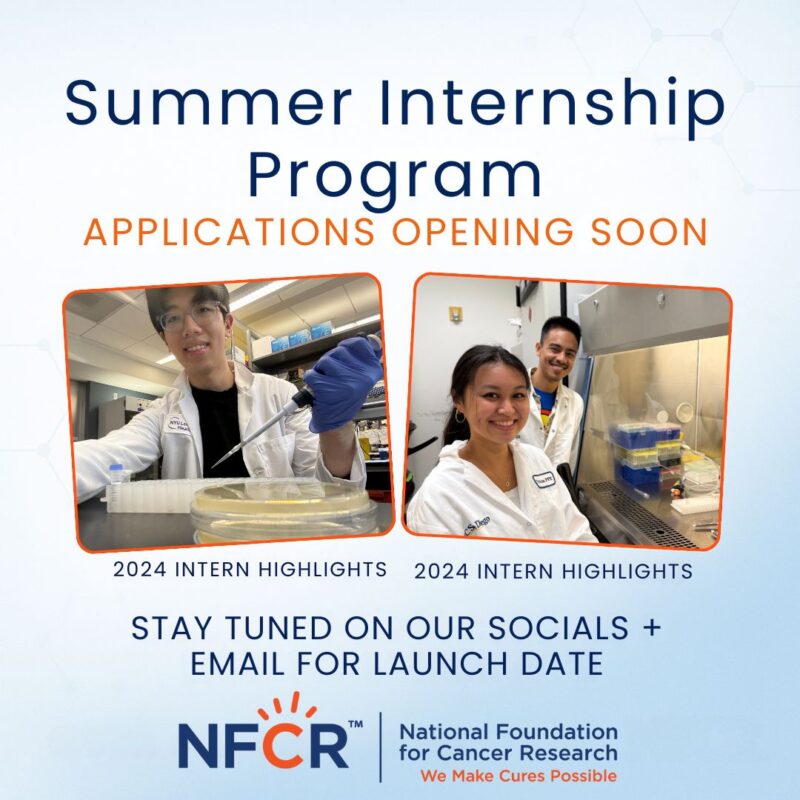 Calling all College Students in the Life Sciences - NFCR