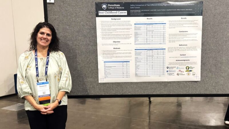 Suzanne Treadway on the Safety Profile in DFMO Dosing for Children with Neuroblastoma – Penn State Health