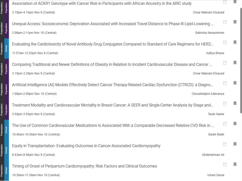 Avirup Guha: Nine Abstracts Accepted to AHA25