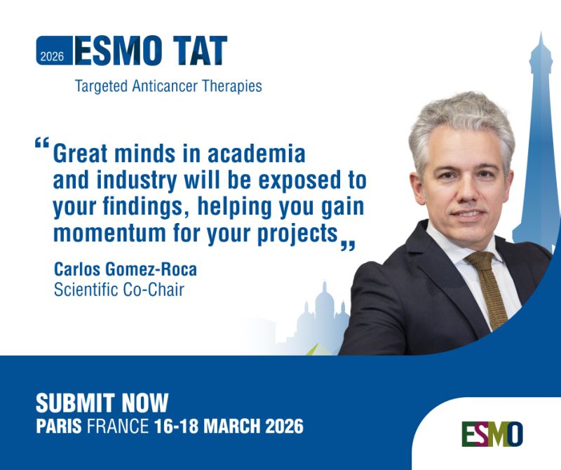 Abstract Submission is Open for ESMO Targeted Anticancer Therapies Congress 2026