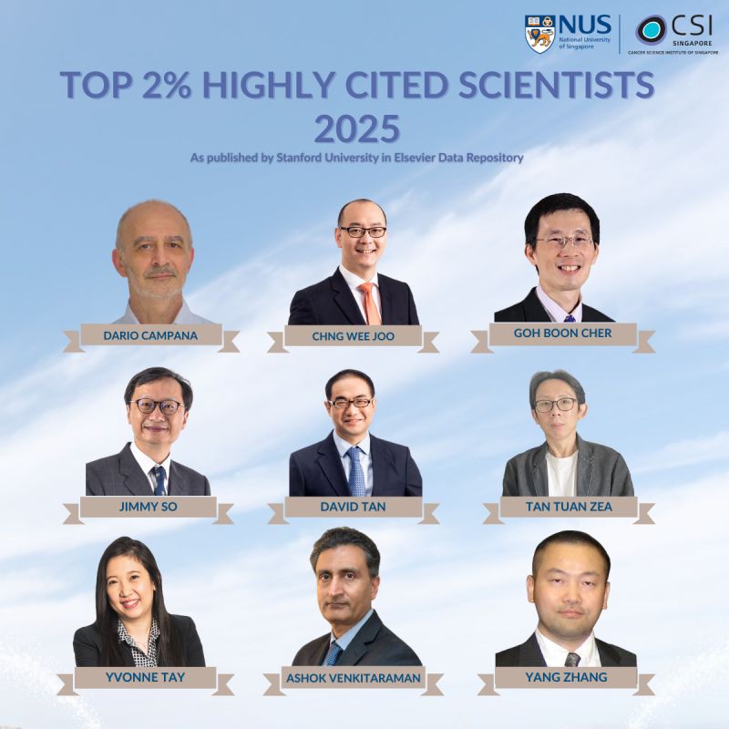 Cancer Science Institute of Singapore, Wee Joo Chng