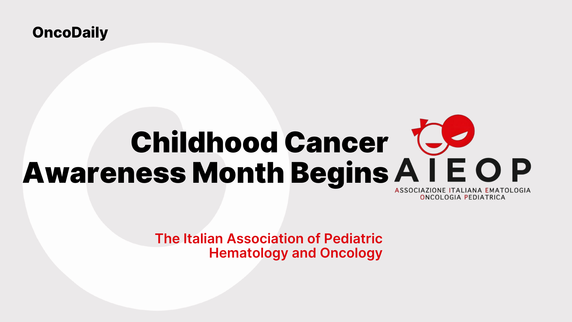 Childhood Cancer Awareness