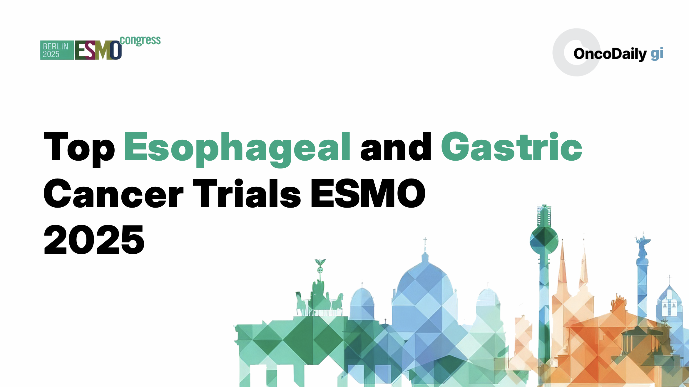 Esophageal and gastric cancer trials