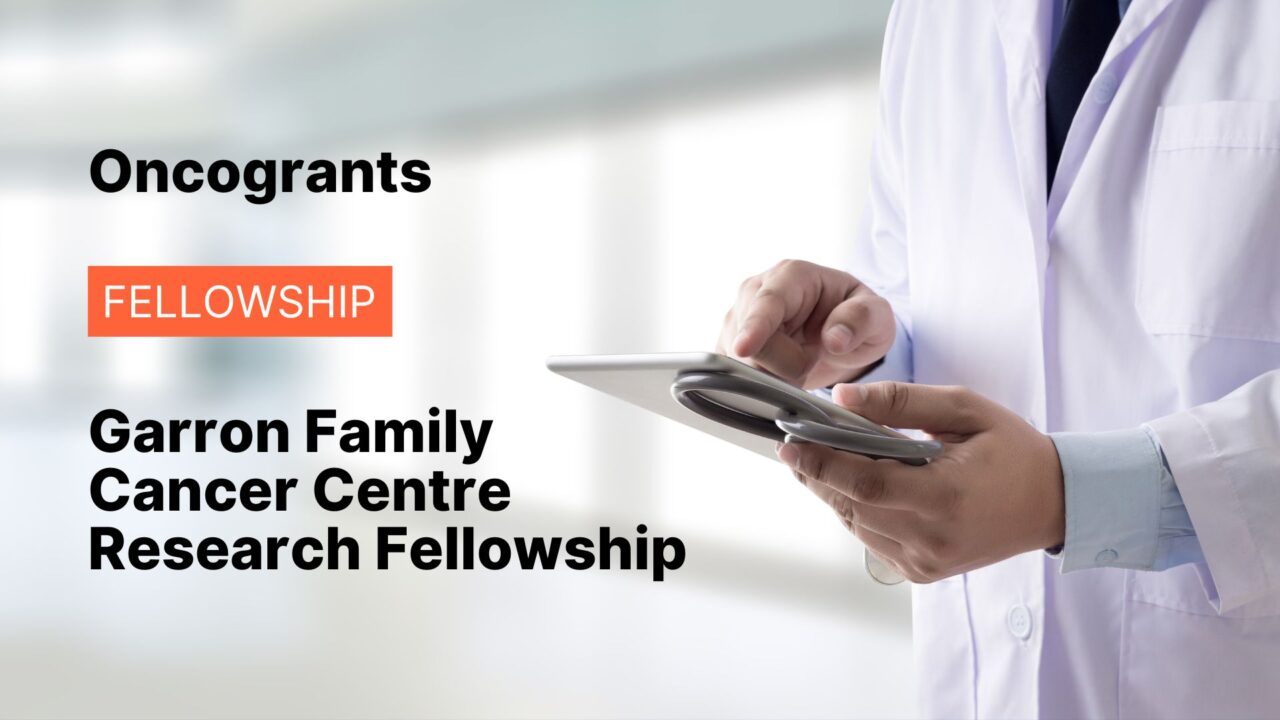 Garron Family Cancer Centre Research Fellowship