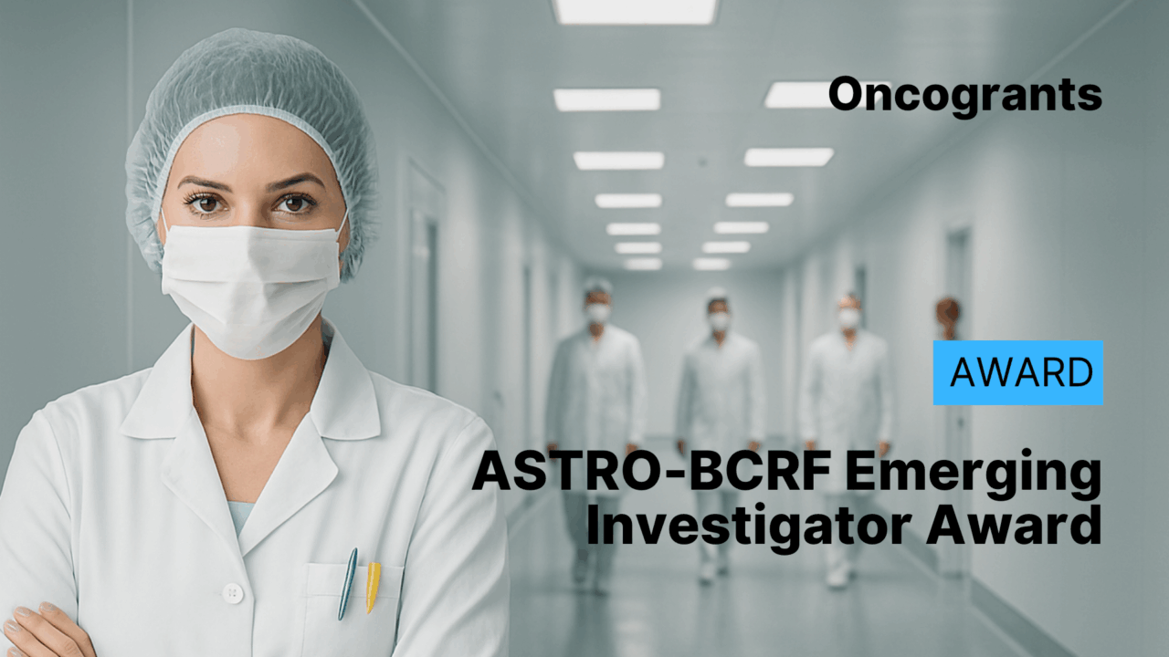 ASTRO-BCRF Emerging Investigator Award