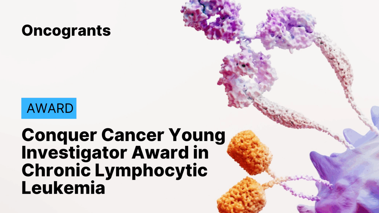 Conquer Cancer Young Investigator Award in Chronic Lymphocytic Leukemia