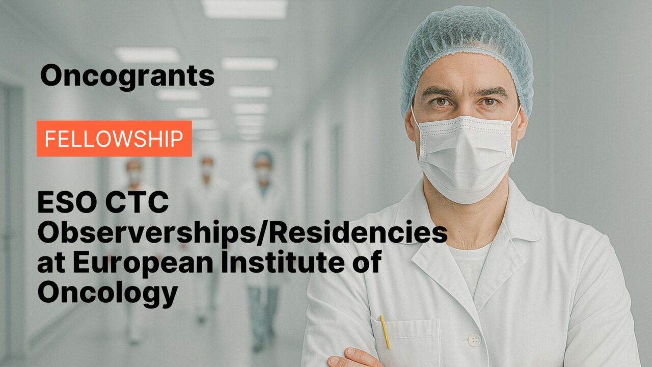ESO CTC Observerships/Residencies at European Institute of Oncology