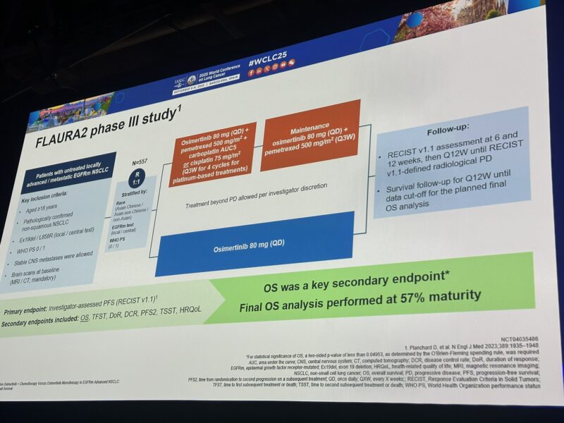 WCLC 2025 Highlights: FLAURA2 trial