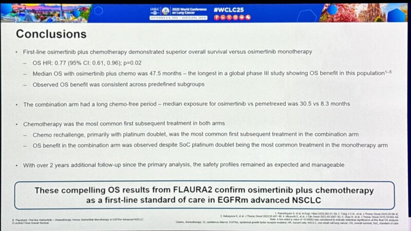 WCLC 2025 Highlights: FLAURA2 trial