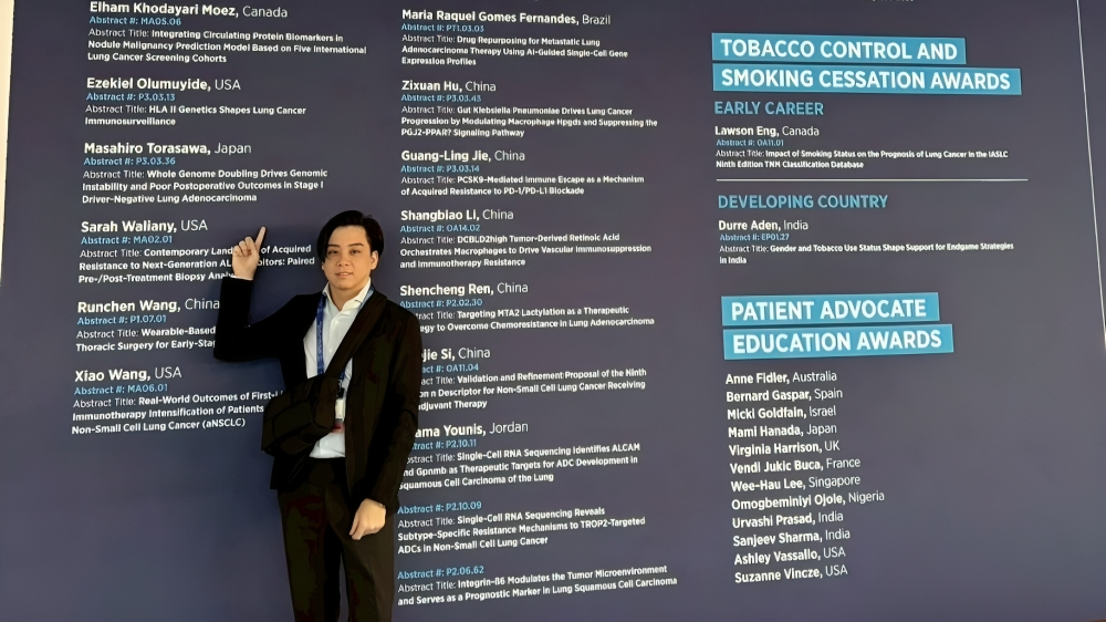 Masahiro Torasawa: Honored to Receive the Early Career Education Award at WCLC25