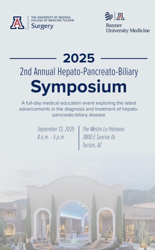 Flavio Rocha: The 2nd Annual HPB Symposium at the University of Arizona