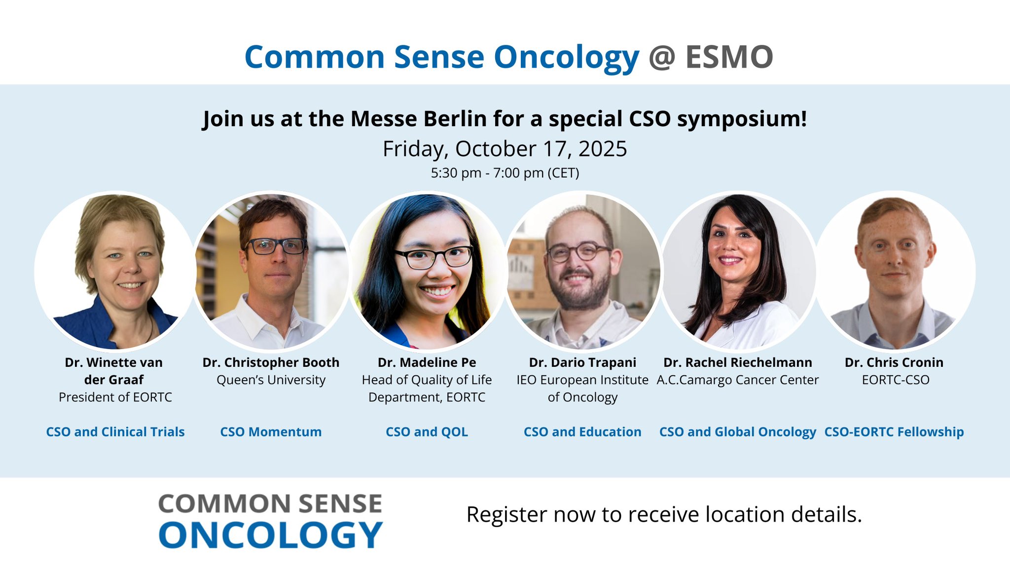 Rachel Riechelmann: Common Sense Oncology Symposium at ESMO Congress ...