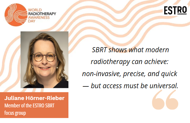 Juliane Hörner-Rieber: Innovation Must Go Hand in Hand with Access - ESTRO