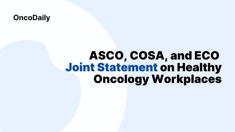 Principles for Healthy Oncology Workplaces – American Society of Clinical Oncology
