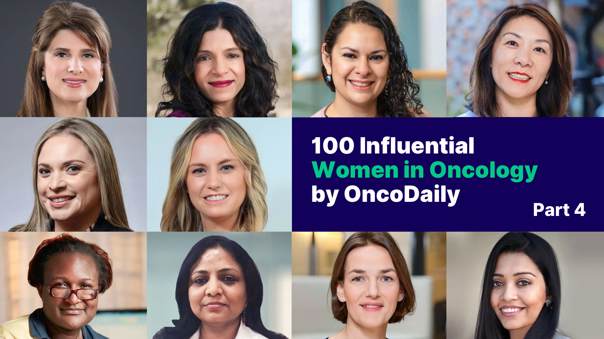 100 Influential Women in Oncology