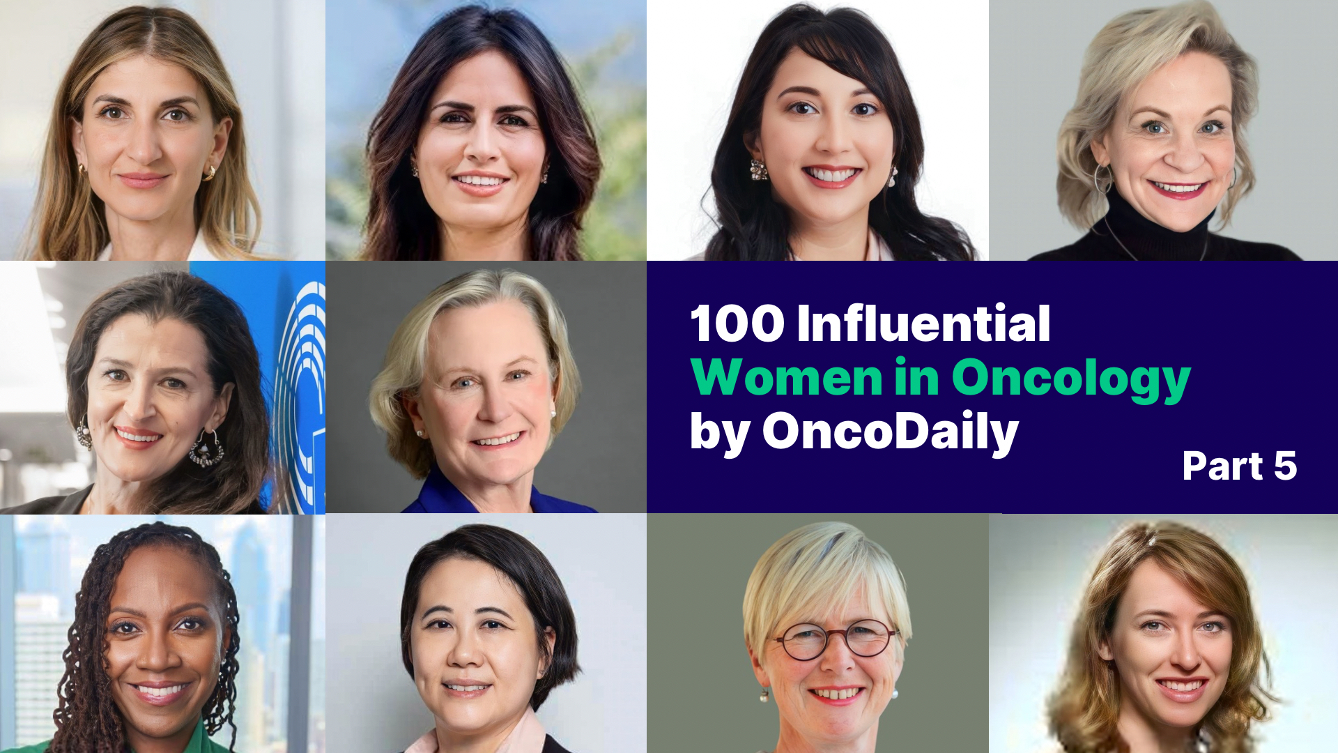 100 influential women in oncology