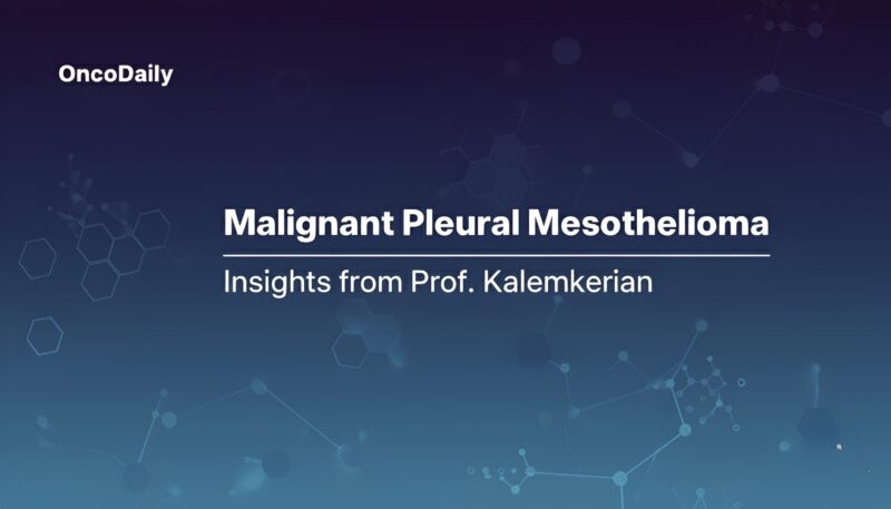 Malignant Pleural Mesothelioma: Insights from Professor Gregory P. Kalemkerian’s Lecture in Armenia