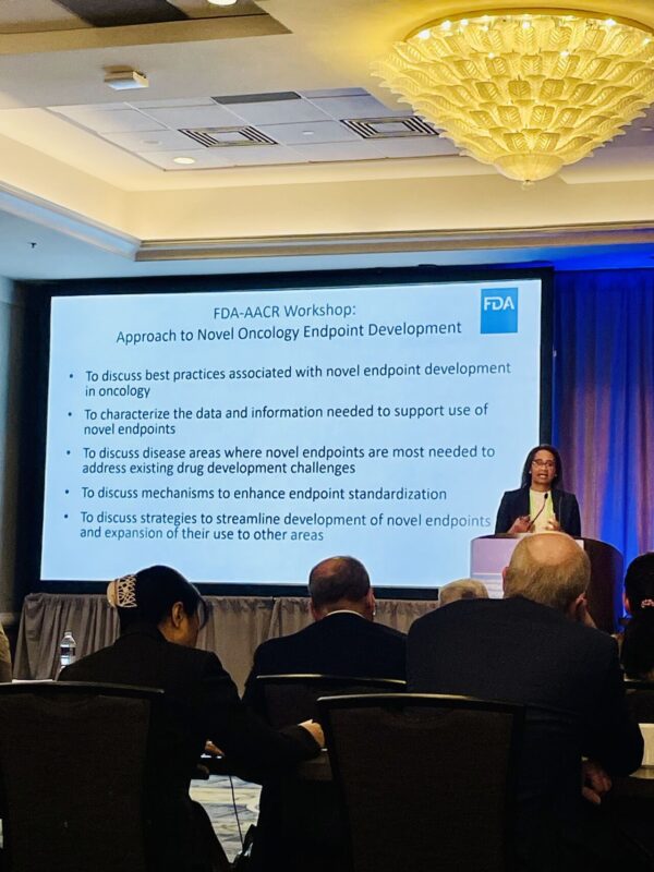 Diana Merino Vega: Approaches to Novel Oncology Endpoint Development at the FDA–AACR Workshop