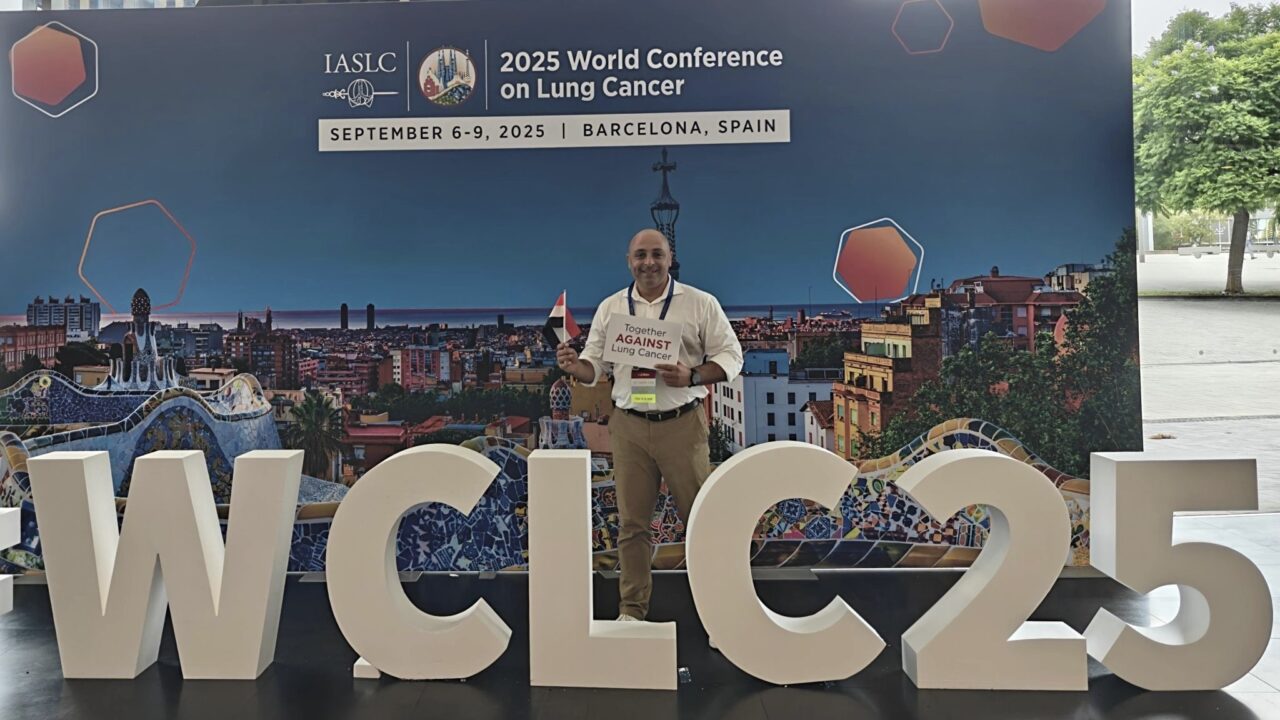 Ahmed Magdy Rabea: Standing With the Message – Together Against Lung Cancer