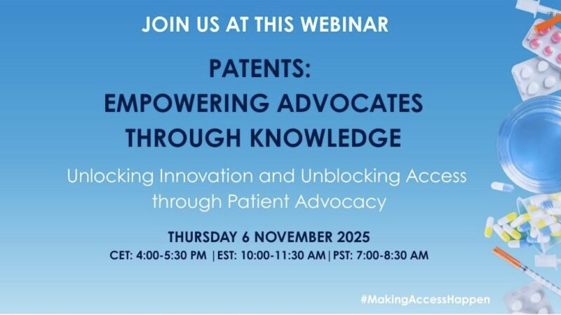 How Patents Can Influence the Availability of Medicines – Digestive Cancers Europe