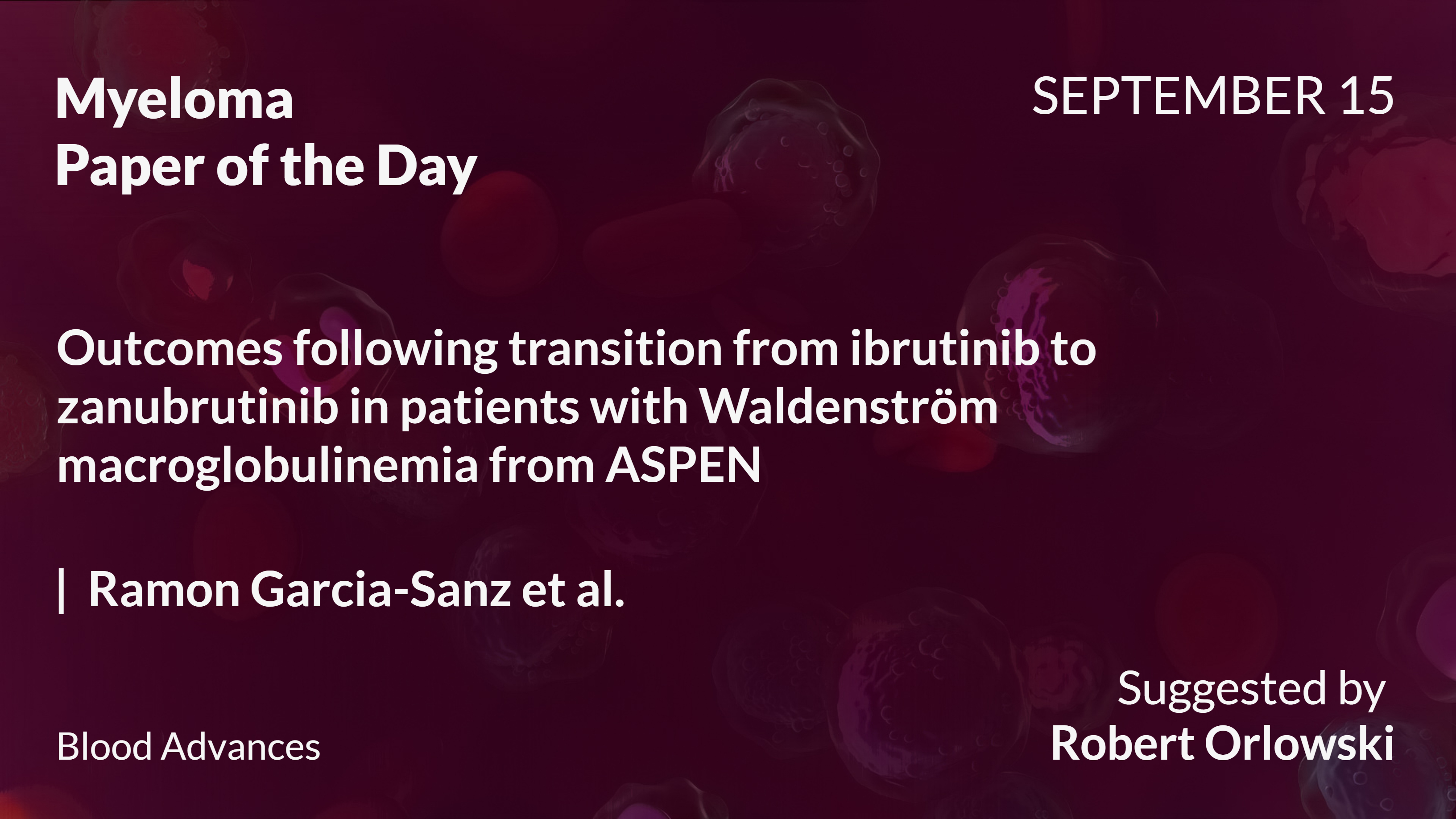 Myeloma Paper of the Day