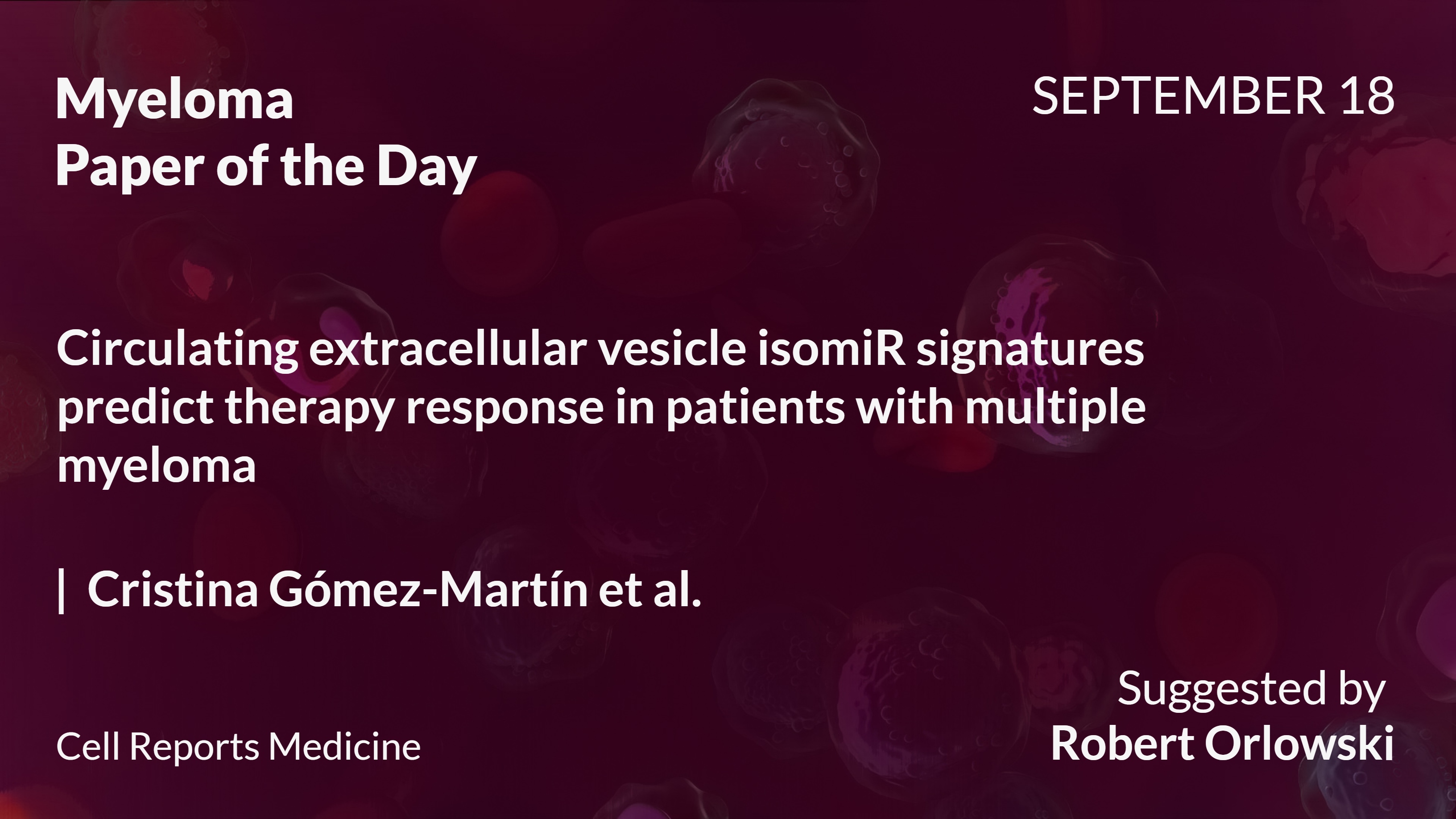 Myeloma Paper of the Day