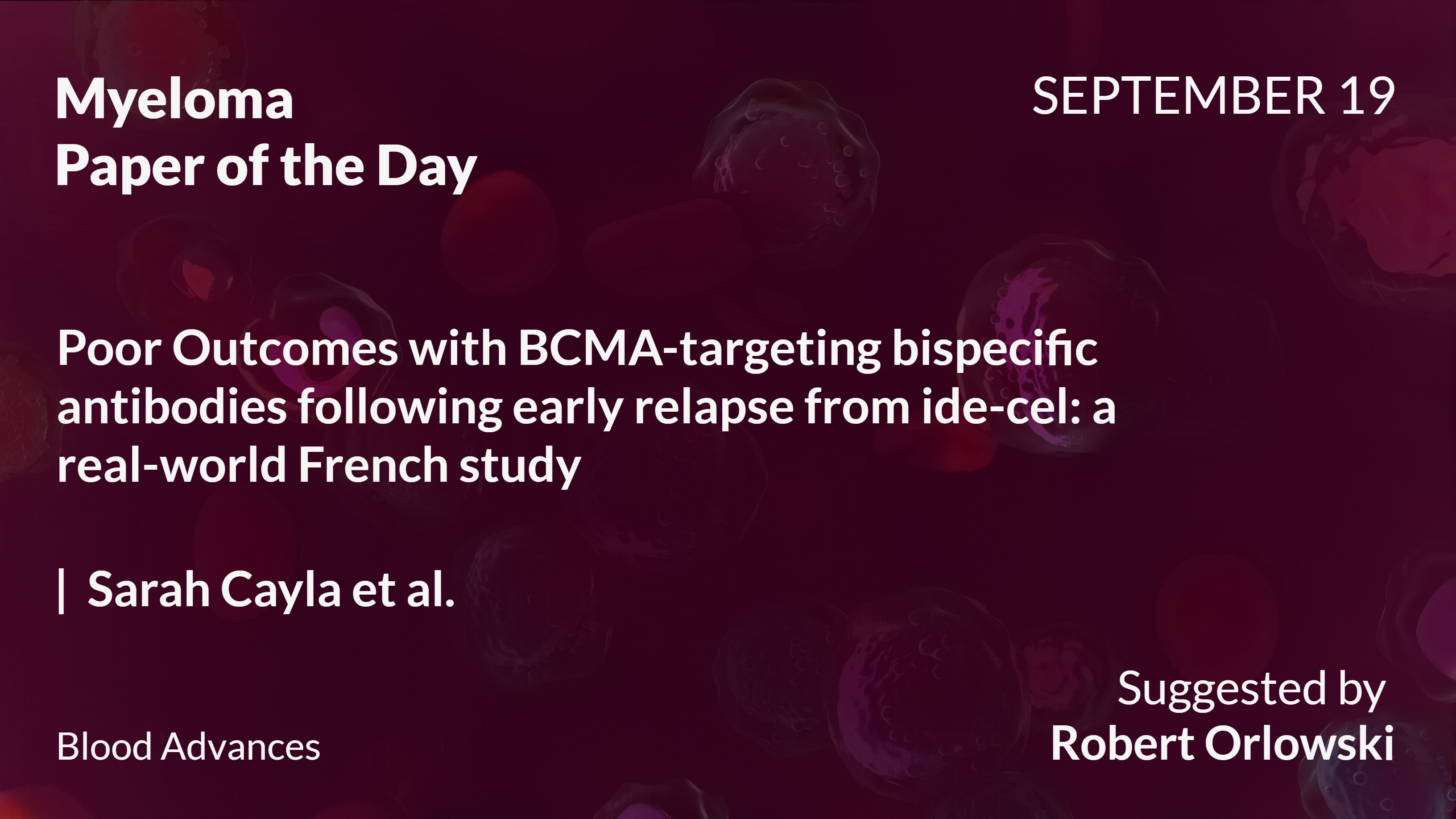 Myeloma Paper of the Day