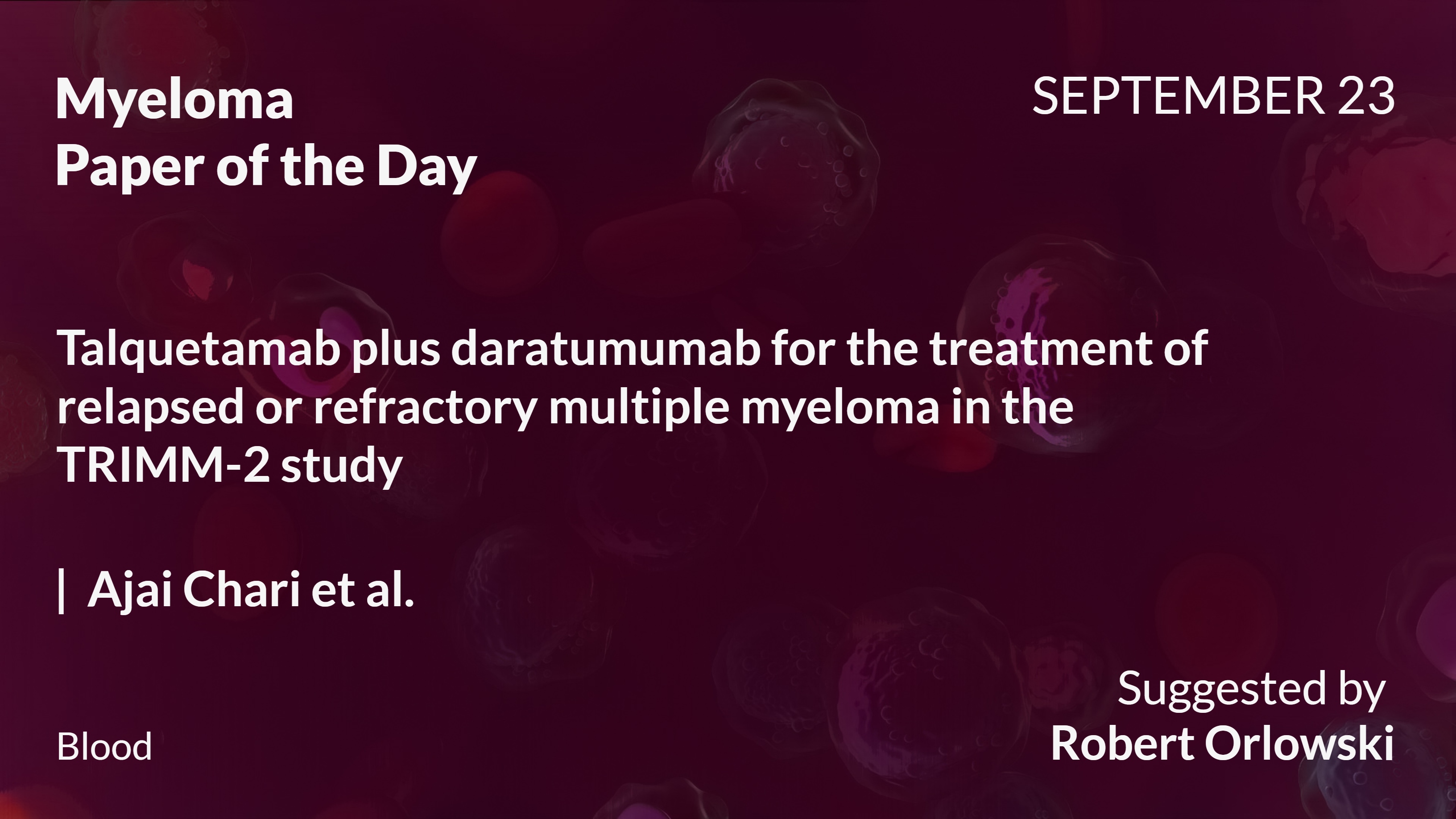 Myeloma Paper of the Day