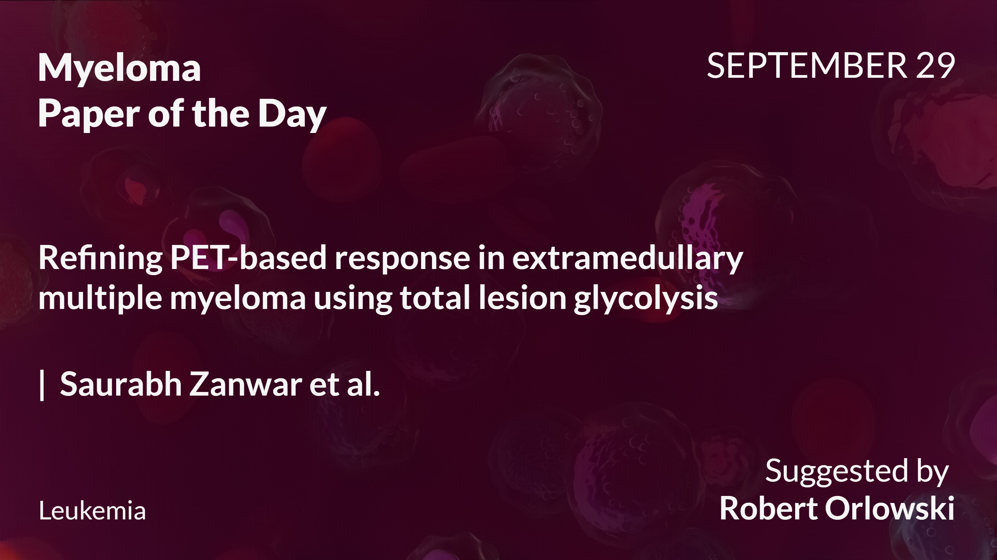 Myeloma Paper of the Day