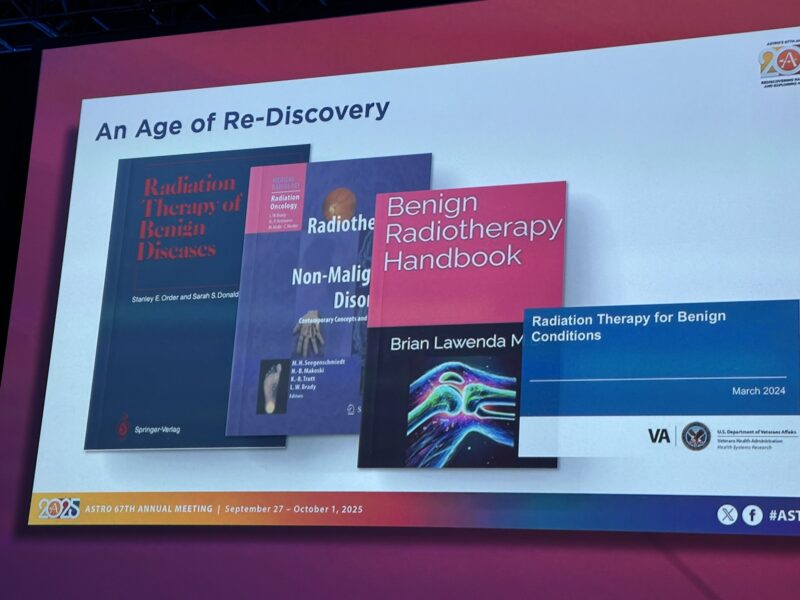Brian Lawenda: ASTRO 2025 Spotlight on Benign Radiotherapy Handbook