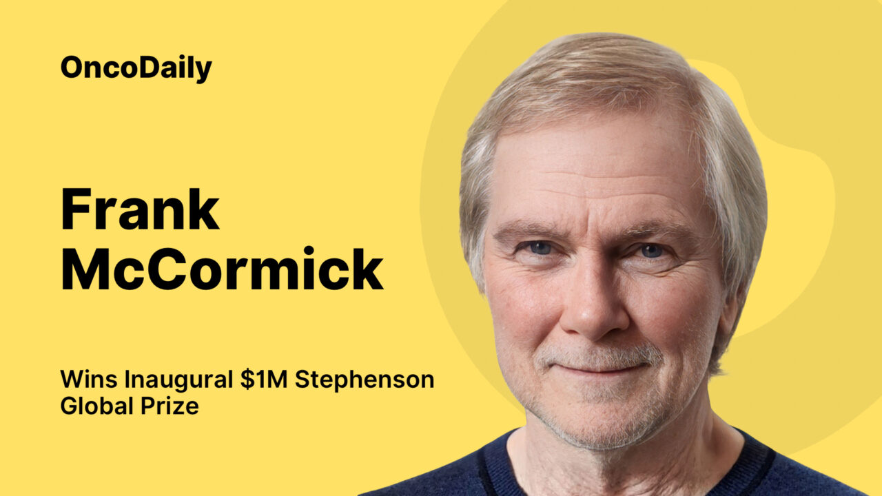 Stephenson Global Prize Awards $1M to Dr. Frank McCormick – SGPCRI