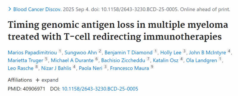 Myeloma Paper of the Day