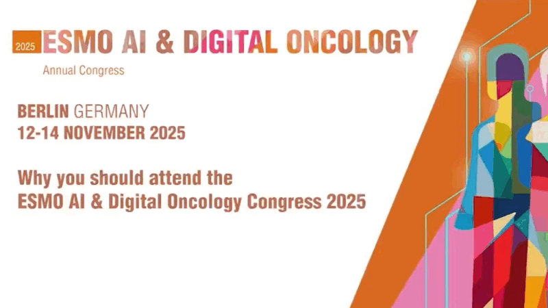 Join ESMO AI and Digital Oncology Congress 2025 – ESMO