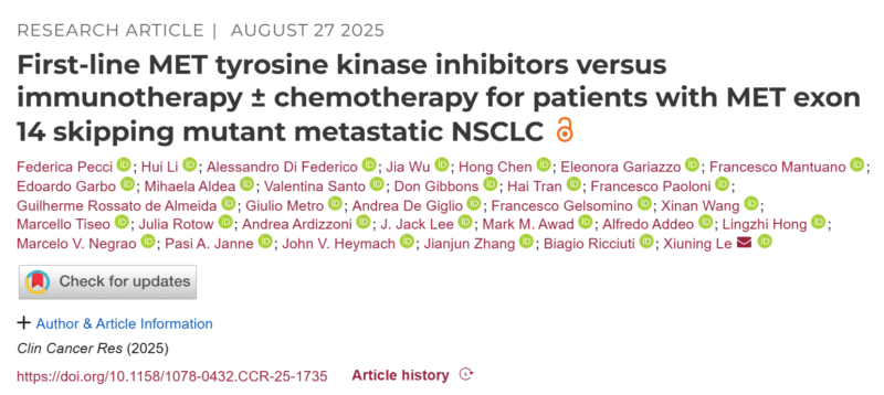 Tejas Patil: What Is Optimal 1L Therapy for METex14 NSCLC