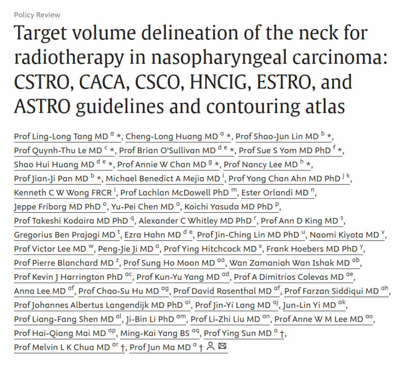 Melvin LK Chua: 50 Head and Neck Cancer Experts Unite for 2 Landmark Articles