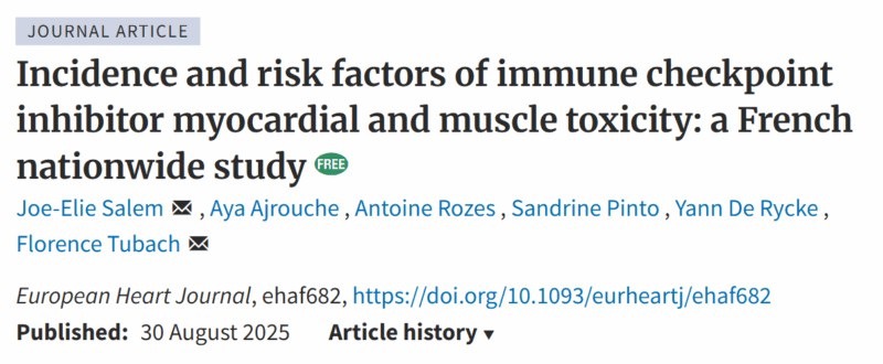 Rishabh Jain: Rare but Deadly - ICIs Can Trigger Myocarditis and Myositis