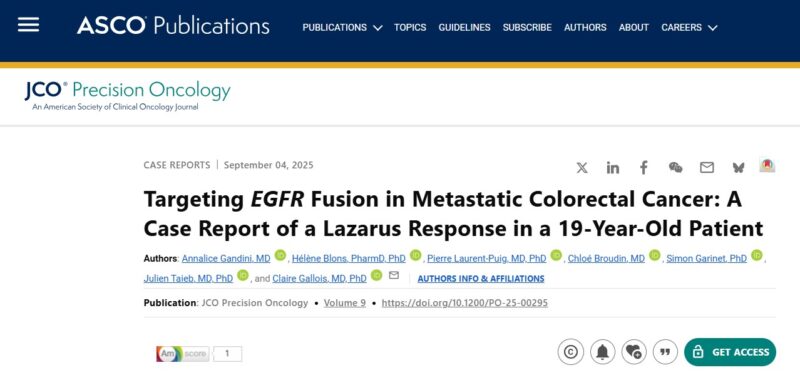 Annalice Gandini: A Case Report on the Successful Use of Dual EGFR Blockade