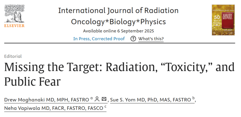 Gerry Hanna Spotlights Editorial on Reframing Radiotherapy in Radiation Oncology
