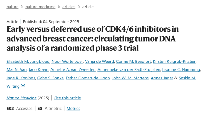 Rishabh Jain: ctDNA Flips the Script - Who Needs Early CDK4/6i in HR+/HER2- ABC?